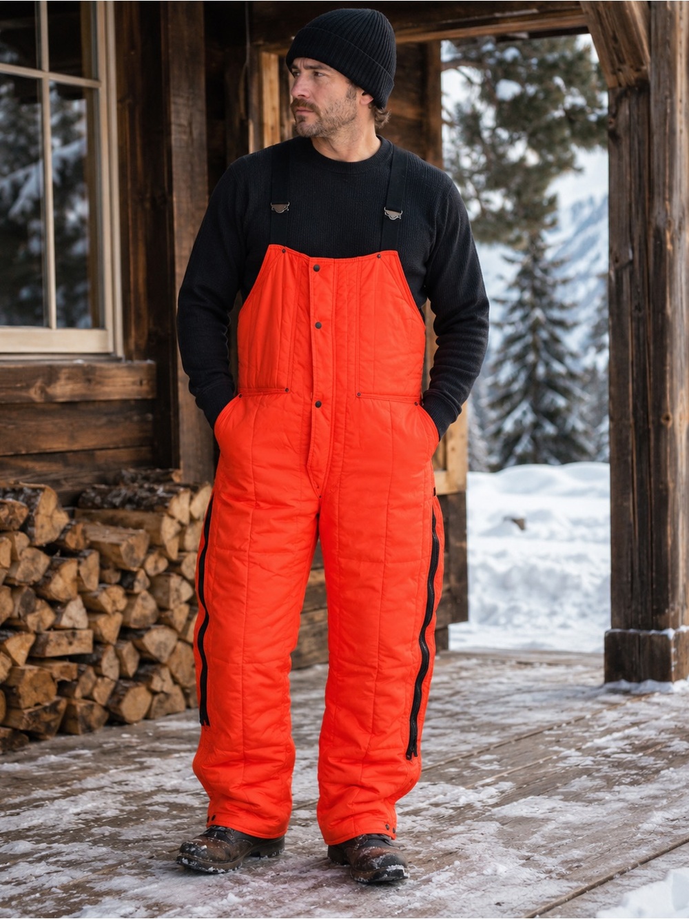Title:
Vintage RefrigiWear Insulated Bib Overalls Cold Storage Workwear XL